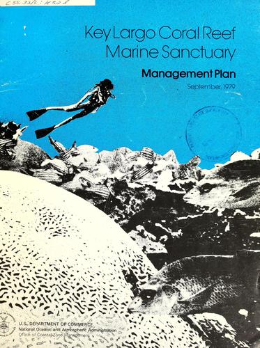 Cover for Key Largo Coral Reef Marine Sanctuary