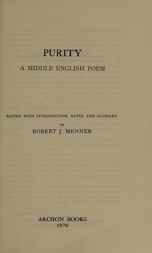 Cover for Purity