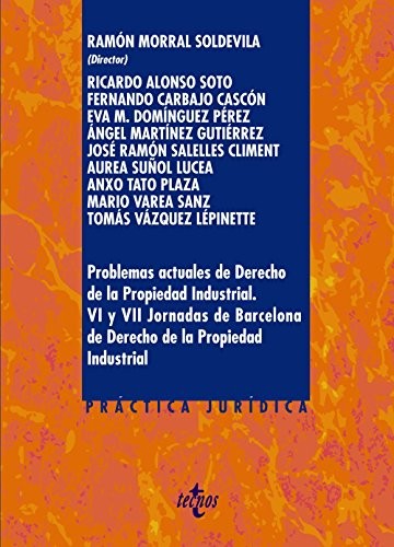Cover for Problemas actuales de Derecho de la Propiedad Industrial.