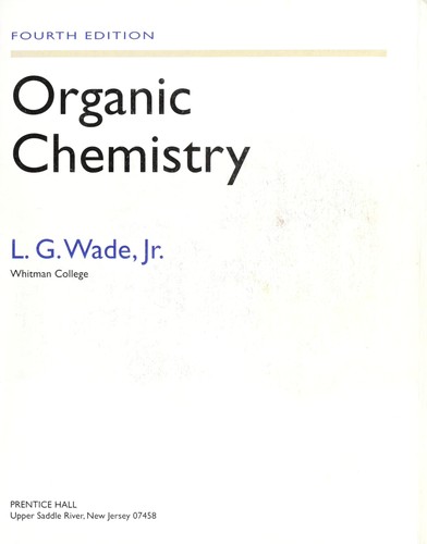 Cover for Organic chemistry