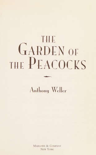 Cover for The garden of the peacocks
