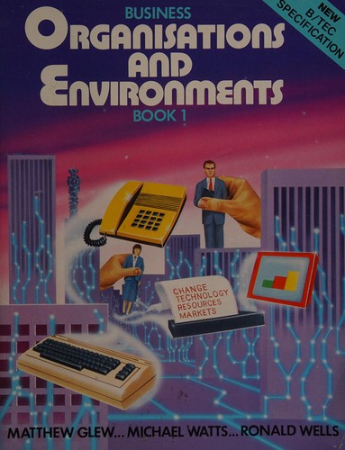 Cover for Business organisations and environments