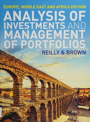 Cover for Analysis of Investments and Management of Portfolios