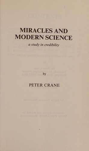 Cover for MIRACLES AND MODERN SCIENCE