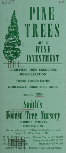 Cover for Wholesale price list and planting guide for spring 1956