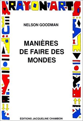 Cover for Manières de faire des mondes