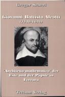 Cover for Giovanni Battista Aleotti (1546-1636)