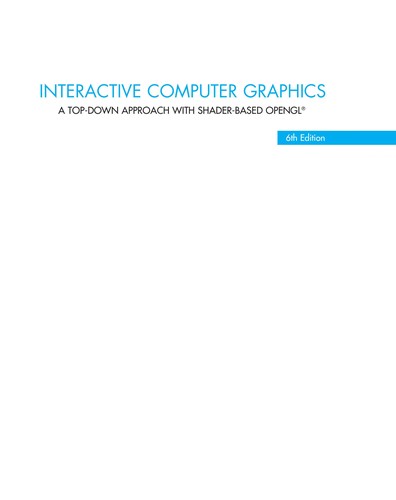 Cover for Interactive computer graphics