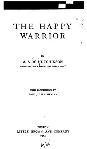 Cover for The happy warrior