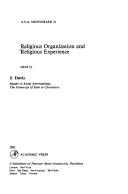 Cover for Religious organization and religious experience