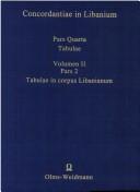Cover for Concordantiae in Libanium