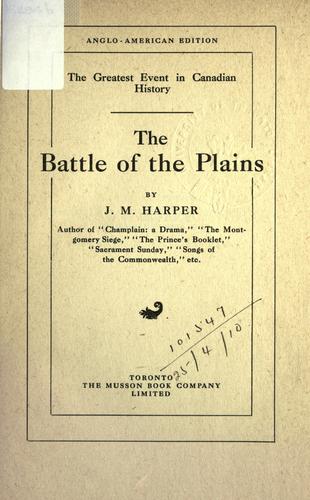 Cover for The Battle of the Plains.
