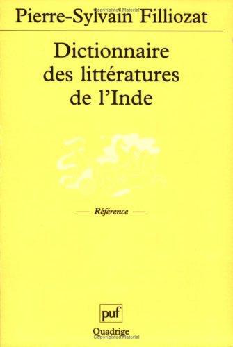 Cover for Dictionnaire des littératures de l'Inde