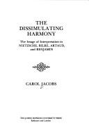 Cover for The dissimulating harmony