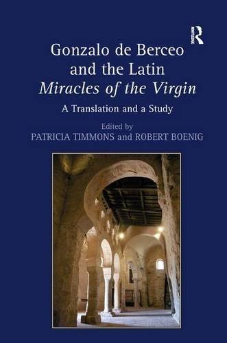 Cover for Gonzalo de Berceo and the Latin miracles of the Virgin