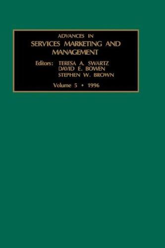 Cover for ADV SER MAR MAN V 5 (Advances in Services Marketing and Management)