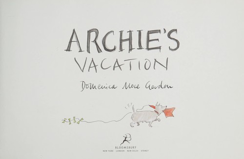 Cover for Archie's vacation