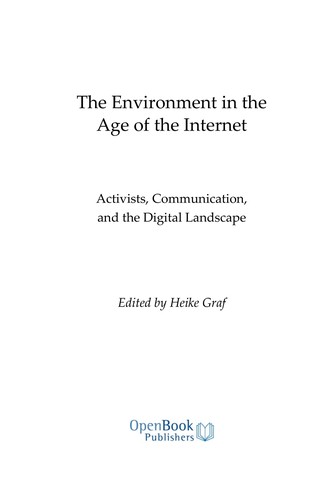 Cover for The Environment in the Age of the Internet
