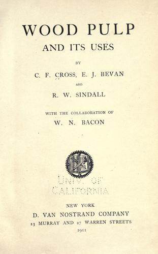 Cover for Wood pulp and its uses