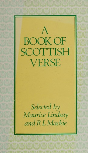 Cover for A Book of Scottish verse.