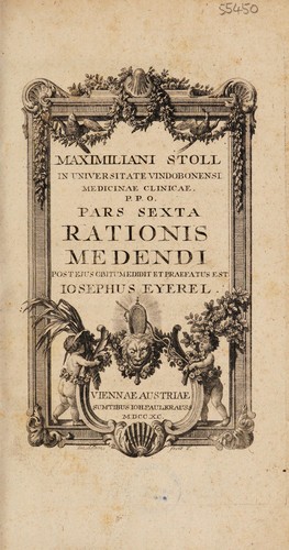 Cover for Rationis medendi in nosocomio practico Vindobenensi