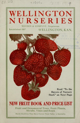 Cover for New fruit book and price list