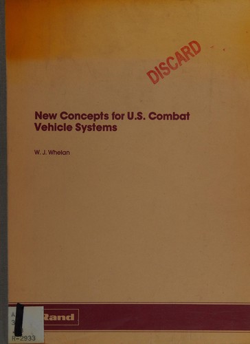 Cover for New concepts for U.S. combat vehicle systems