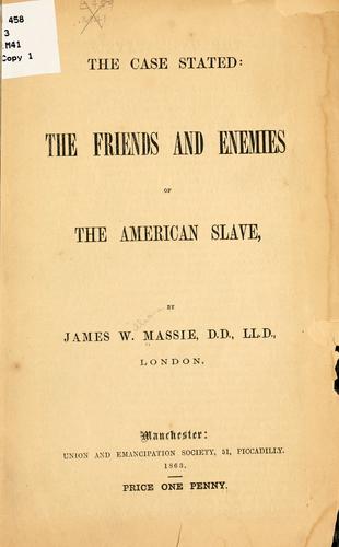 Cover for The case stated