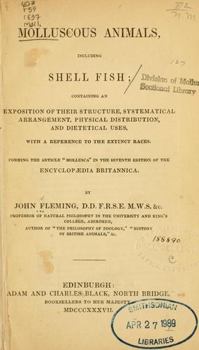 Cover for Molluscous animals, including shell fish