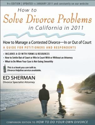 Cover for How to Solve Divorce Problems in California in 2011
            
                How to Solve Divorce Problems in California