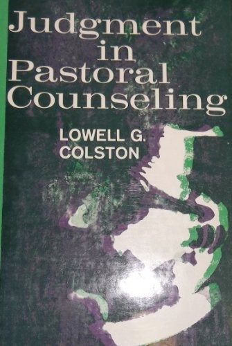 Cover for Judgment in pastoral counseling