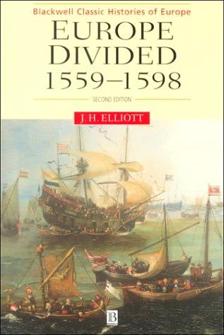 Cover for Europe divided, 1559-1598