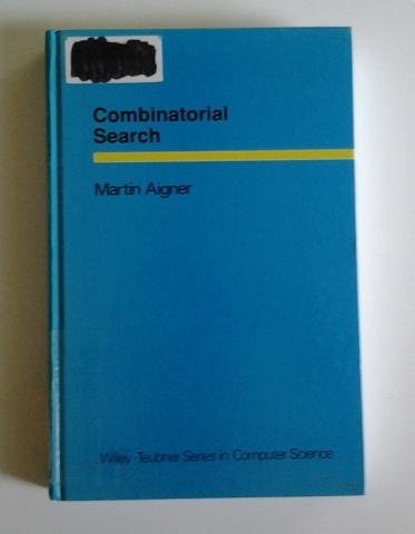 Cover for AIGNER, COMBINATORIALSEARCH (German Edition)