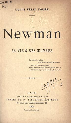 Cover for Newman