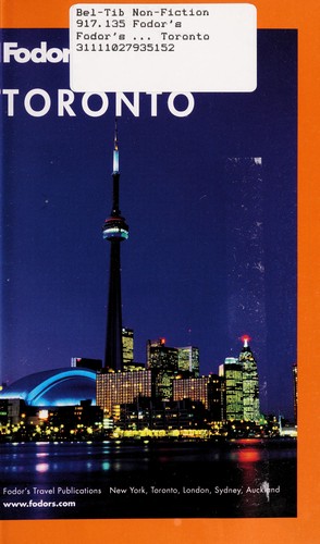 Cover for Fodor's 2011 Toronto