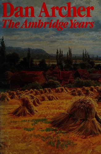 Cover for The Ambridge years