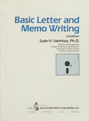 Cover for Basic Letter & Memo Writing