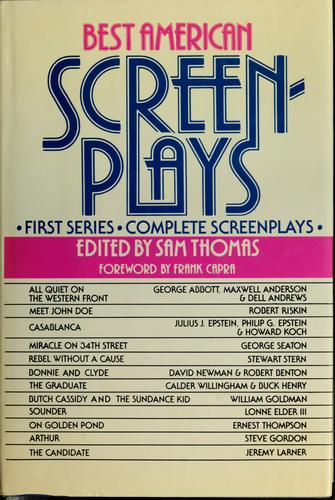 Cover for Best American screenplays.