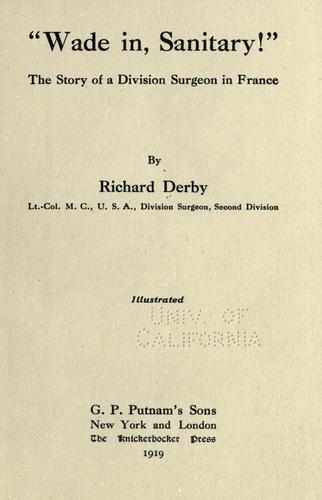 Cover for "Wade in, sanitary!"