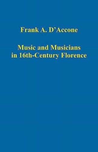 Cover for Music and Musicians in 16th-Century Florence