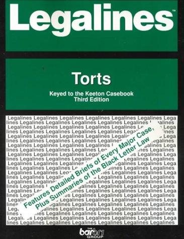 Cover for Legalines: Torts
