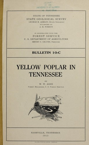 Cover for Yellow poplar in Tennessee