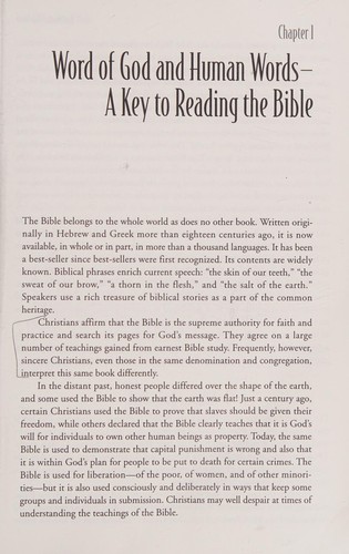 Cover for Reading the Bible Today