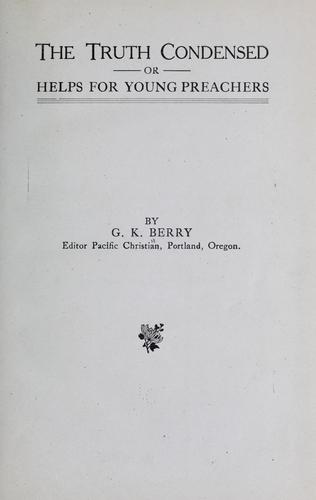 Cover for The truth condensed