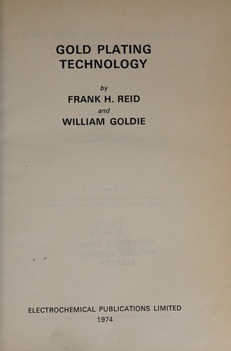Cover for Gold plating technology