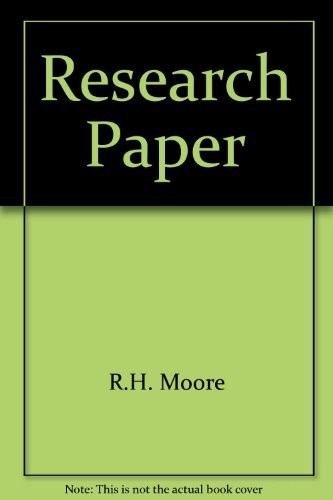 Cover for The research paper