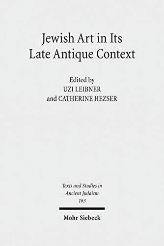Cover for Jewish Art in Its Late Antique Context