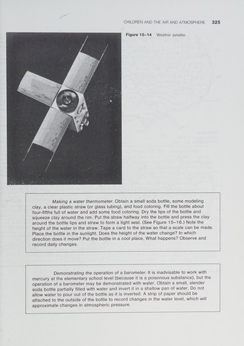 Cover for Science for children