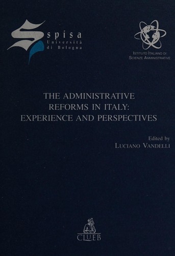 Cover for The administrative reforms in Italy
