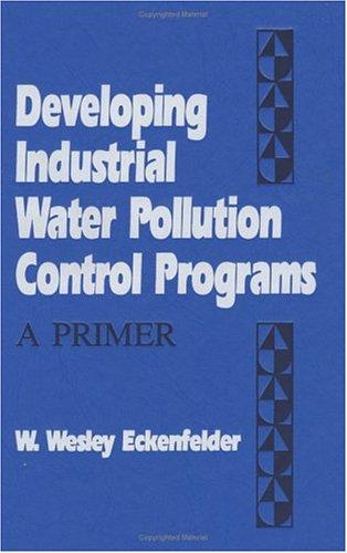 Cover for Developing industrial water pollution control programs